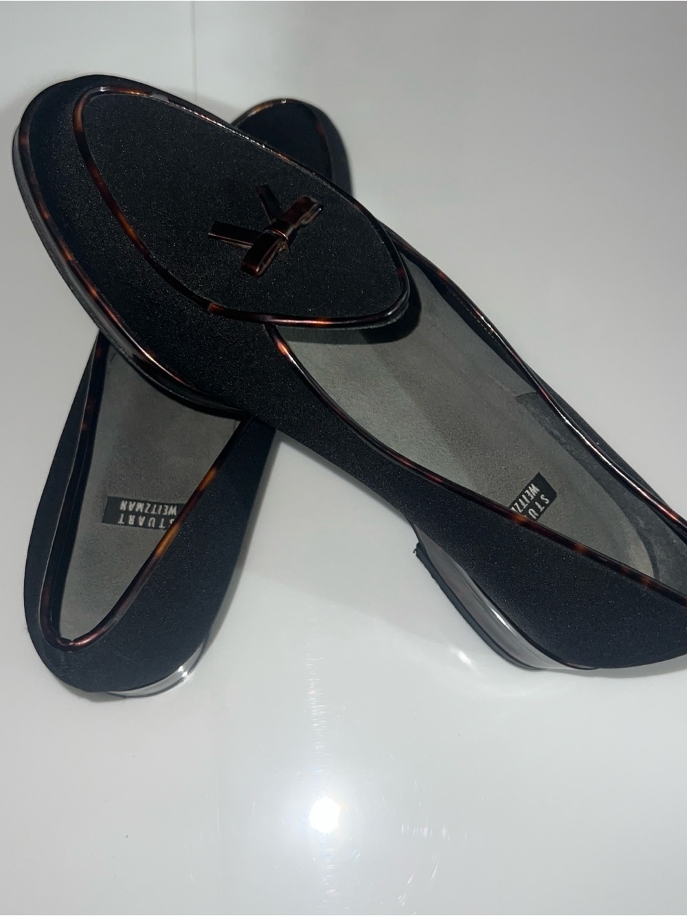 Stuart Weitzman | Tortoiseshell Trim | Block Heel Loafers | Women’s | EU 35